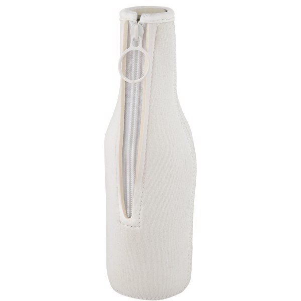 Fris recycled neoprene bottle sleeve holder - White