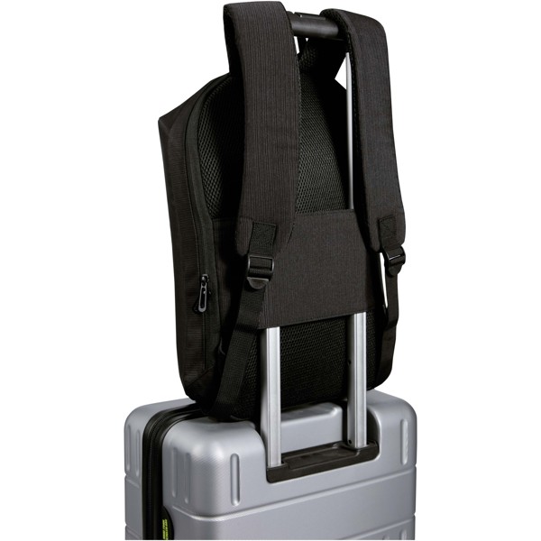 Luma 15\" GRS recycled anti-theft laptop backpack 10L - Black