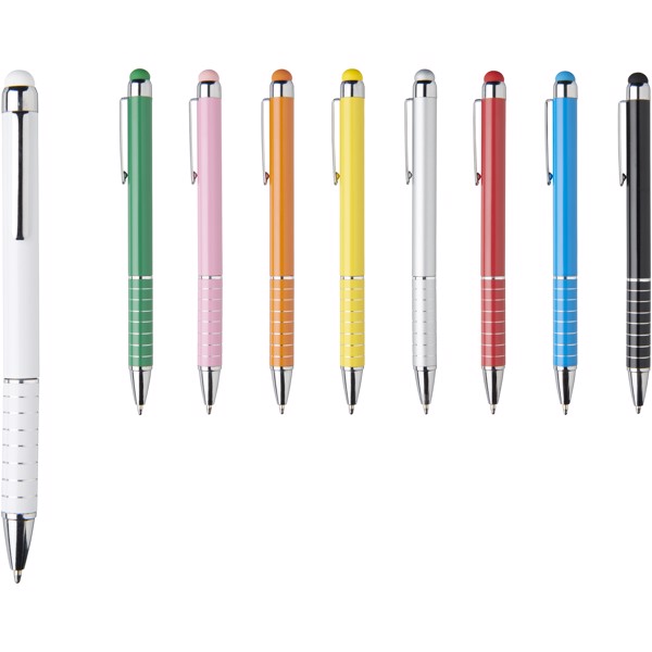 Glaze aluminium ballpoint pen - White