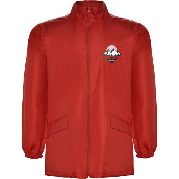 Escocia unisex lightweight rain jacket - Red / M