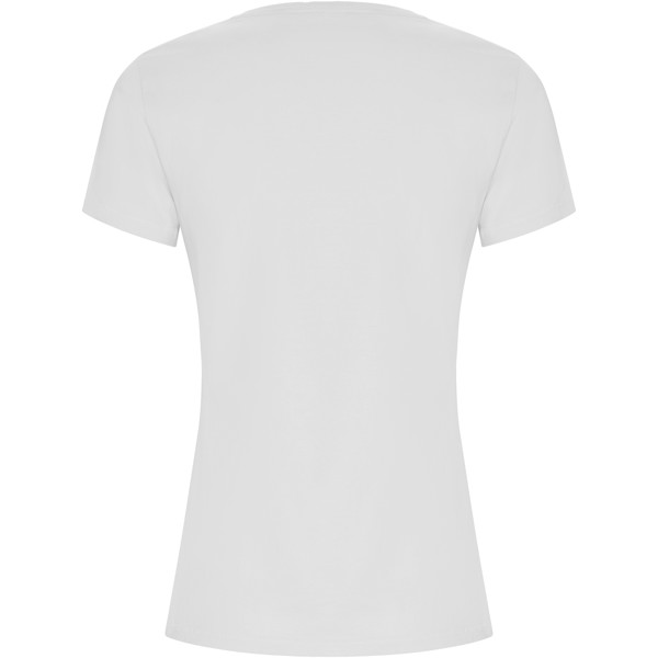 Golden short sleeve women's t-shirt - White / S