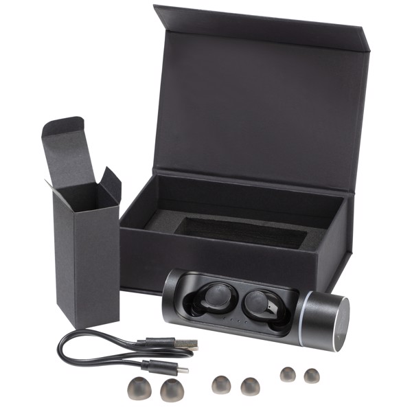 Auriculares inalámbricos True Wireless luminosos "SCX.design E17"