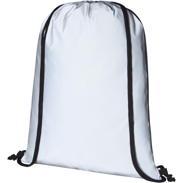 Horizon reflective drawstring bag