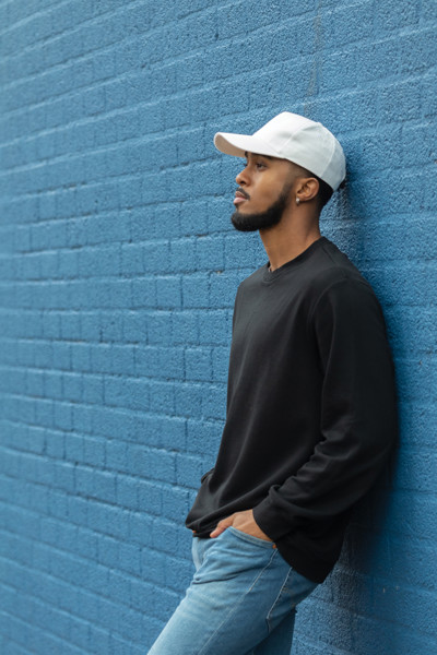 Impact 5 Panel Kappe aus 280gr rCotton mit AWARE™ Tracer - Weiß