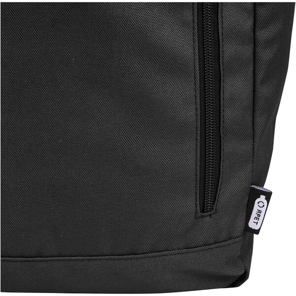 Byron 15.6\" GRS RPET roll-top backpack 18L - Black