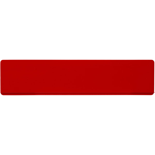 Refari 15 cm recycled plastic ruler - Red