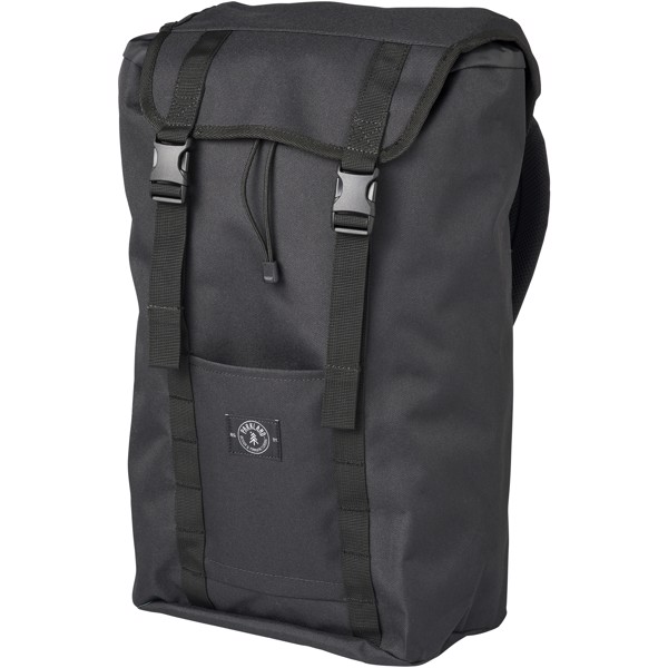 Westport 15" RPET laptop backpack - Solid black