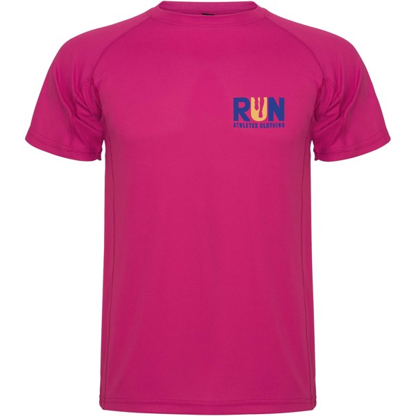 Montecarlo short sleeve men's sports t-shirt - Rossette / M
