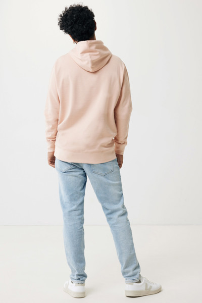 IQONIQ Rila lightweight recycled cotton hoodie - Peach Nectar / XS