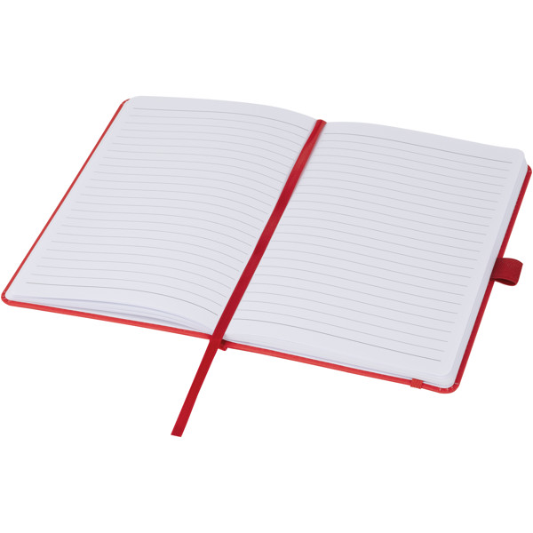 Thalaasa ocean-bound plastic hardcover notebook - Red