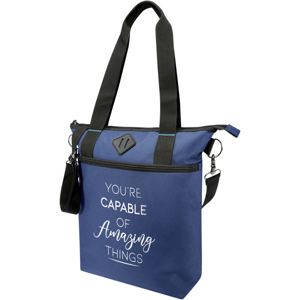 REPREVE® Our Ocean™ 15" GRS RPET laptop tote bag 12L