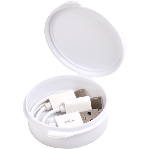 Versa 3-in-1 charging cable in case - White