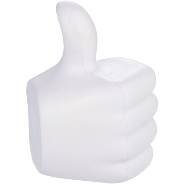 Thumbs-up stress reliever - White