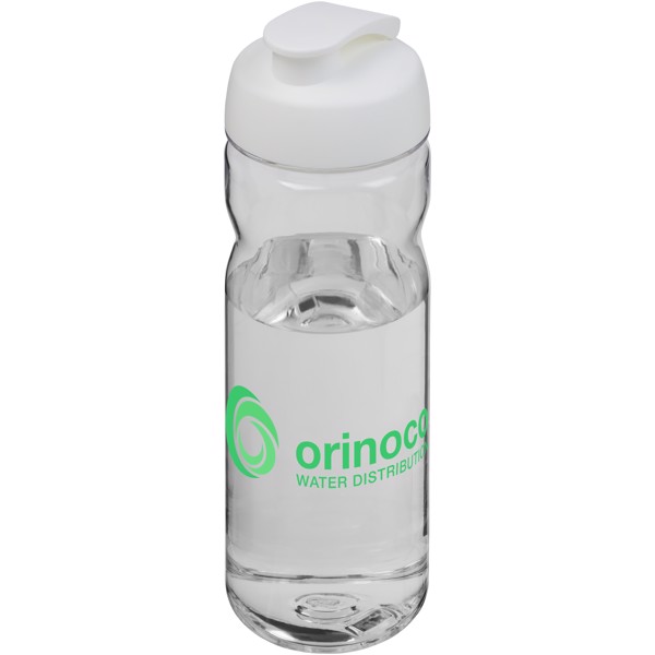 H2O Active® Base Tritan™ 650 ml flip lid sport bottle - Transparent / White