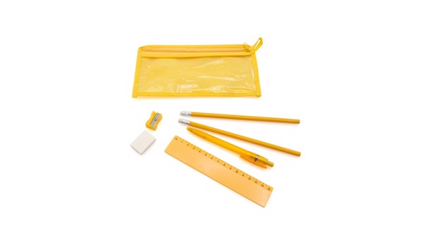 Pencil Case Set Baiku - Yellow