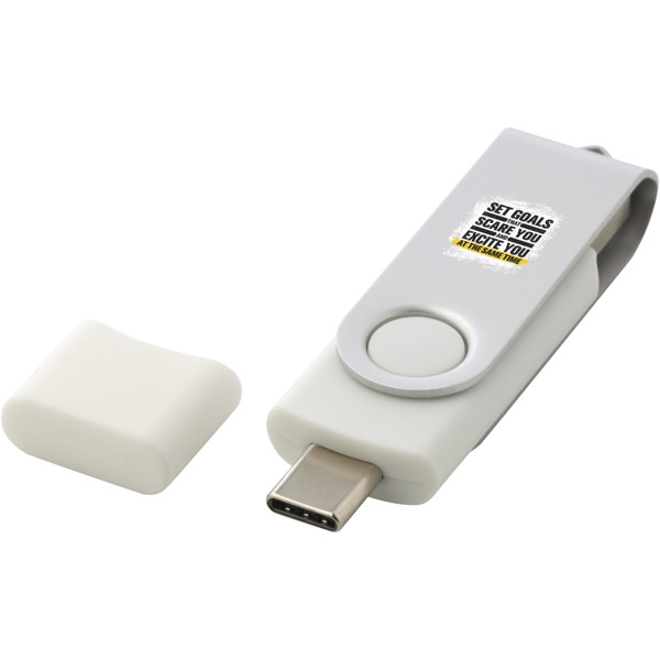 OTG rotate USB Type-C - White / 1GB