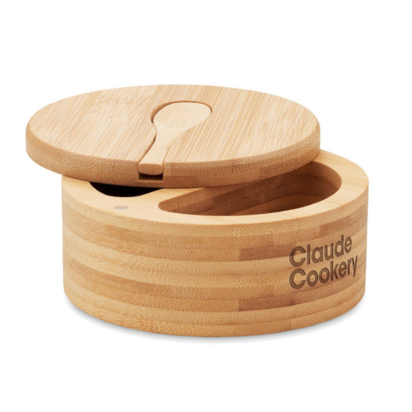 Salt and pepper bamboo box S&P