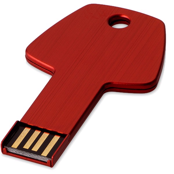 USB klíč - Červená s efektem námrazy / 1GB