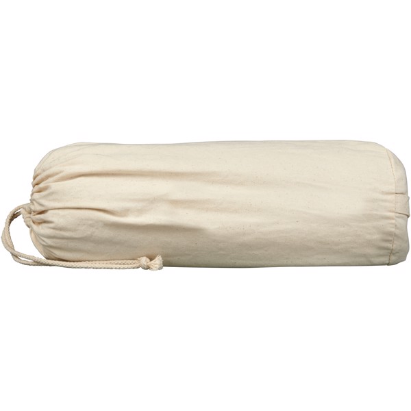 Aira RPET micro plush fleece blanket with cotton pouch