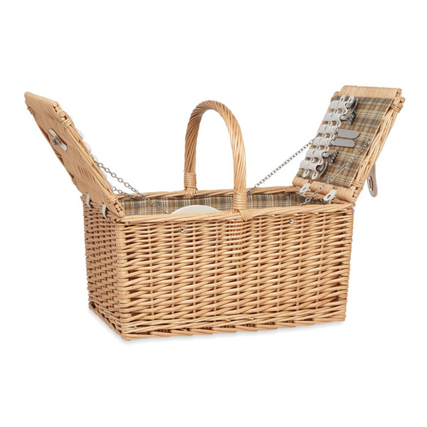 Wicker picnic basket 4 people Mimbre Plus