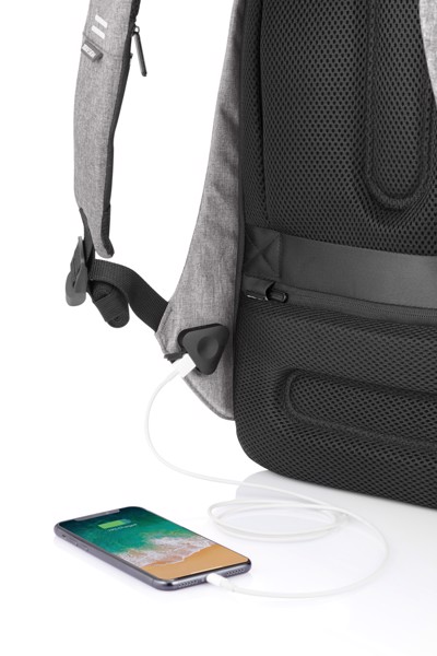 Nedobytný batoh Bobby Pro - Antracitová / Černá