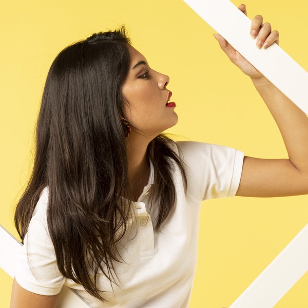 Women White Polo Shirt "keya" WPS180 - White / S