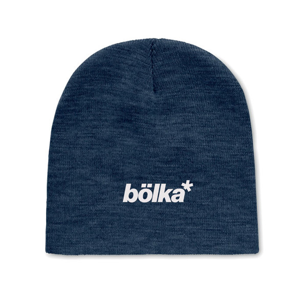 Beanie in RPET polyester Marco Rpet - Blue