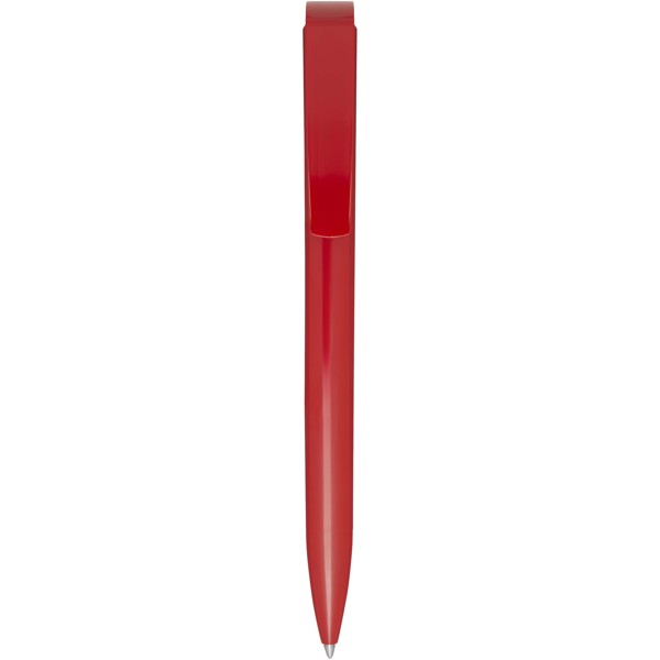 Lucia recycled plastic ballpoint pen (blue ink) - Red