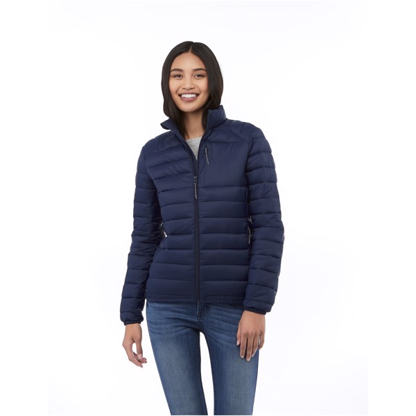 Athenas women's insulated jacket - Solid black / M