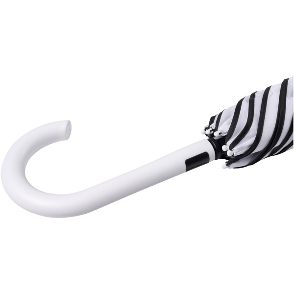 Kaia 23" auto open windproof colourized umbrella - White