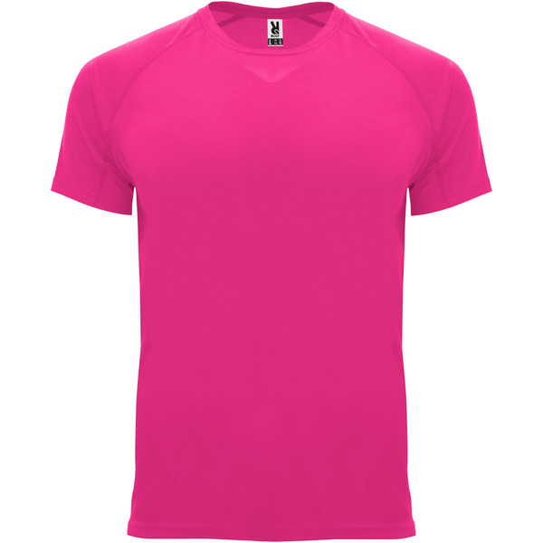 Bahrain short sleeve kids sports t-shirt - Pink Fluor / 8