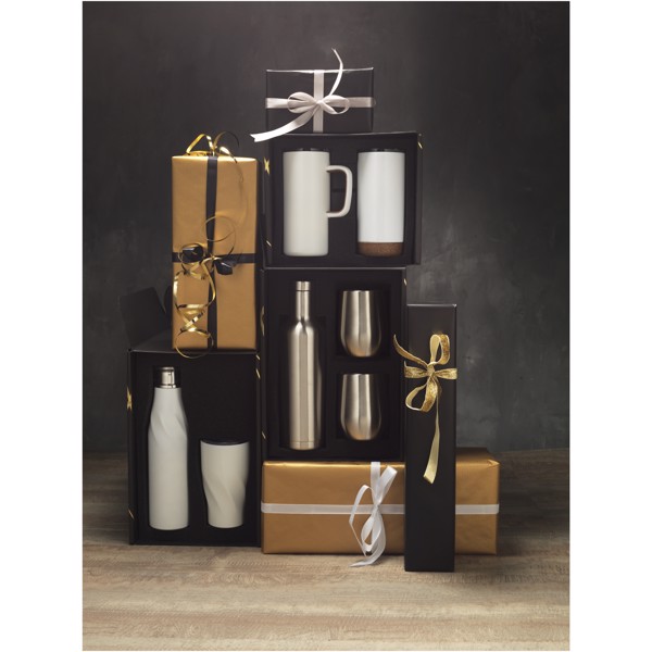 Hugo copper vacuum insulated gift set - White