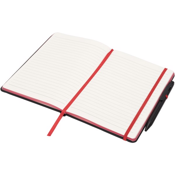 Noir Edge medium notebook - Black / Red