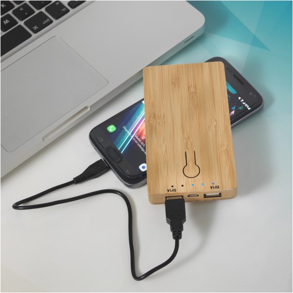 Grove 5000 mAh bamboo power bank