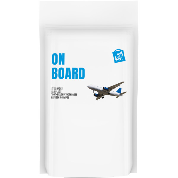 MyKit On Board Travel Set with paper pouch - White