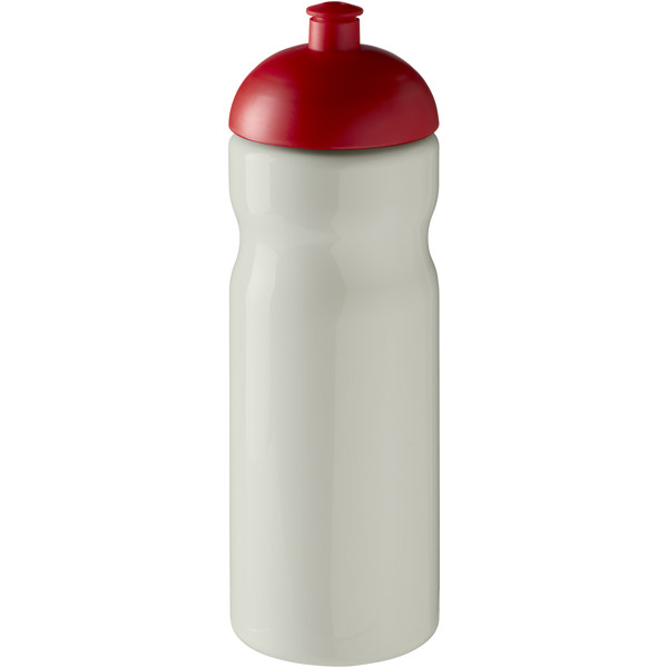 H2O Active® Eco Base 650 ml dome lid sport bottle - Ivory White / Red