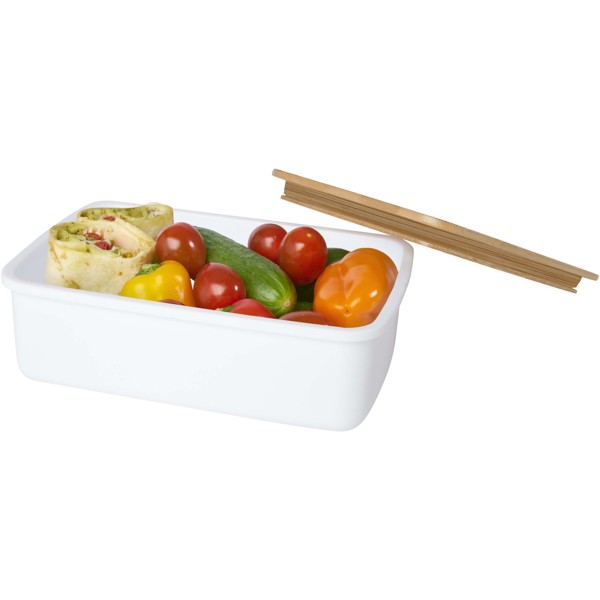 Mangi 750 ml lunch box - White