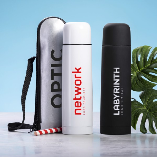 Vacuum Flask Hosban - White