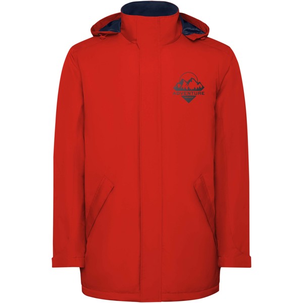 America men's padded parka jacket - Red / roly-M