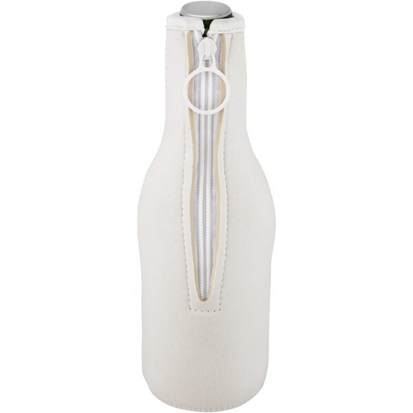 Fris recycled neoprene bottle sleeve holder - White