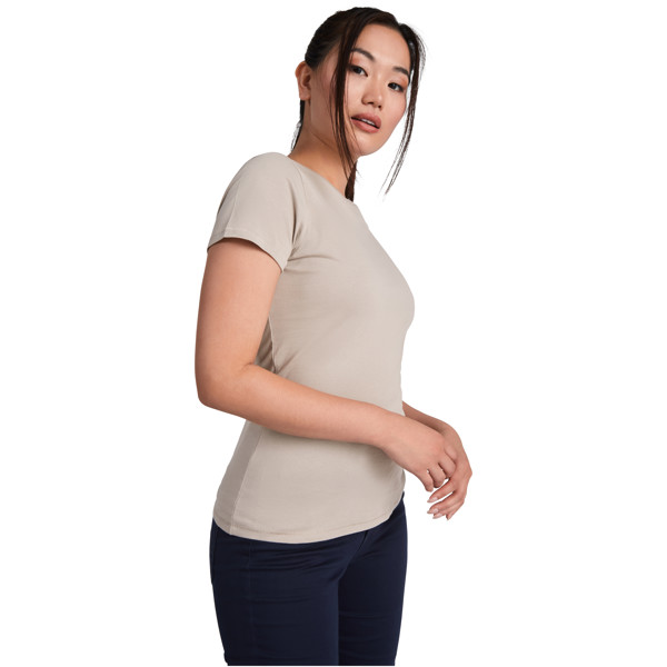 Golden short sleeve women's t-shirt - Red / M