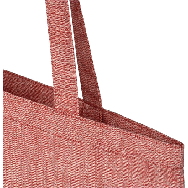 Bolsa Tote de algodón reciclado de 150 g/m² "Pheebs" - Rojo mezcla