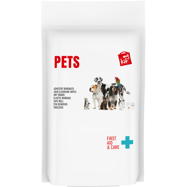 MyKit Pet First Aid Kit with paper pouch - White