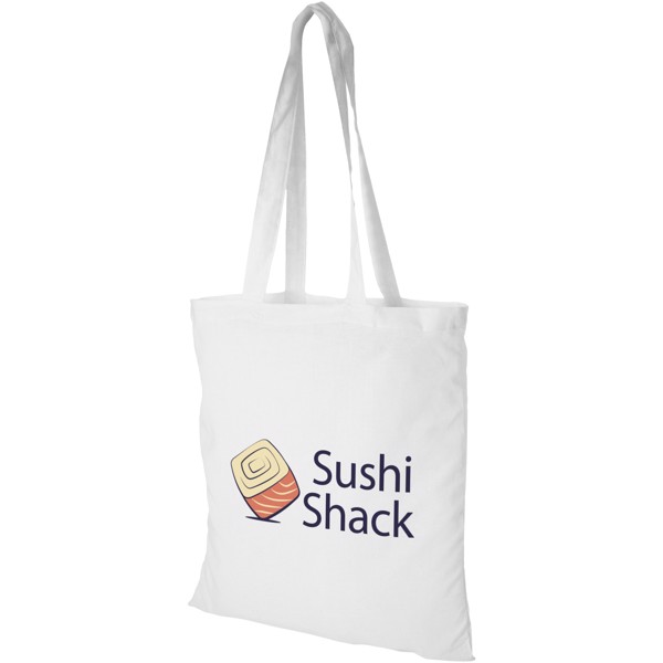 Bolsa Tote de algodón 180 g/m² "Peru" - Blanco