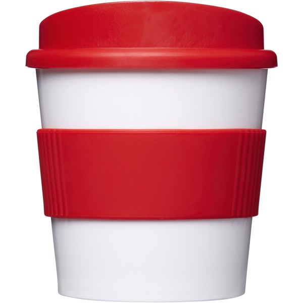 Hrnek s rukojetí Americano® primo 250 ml - Bílá / Červená s efektem námrazy