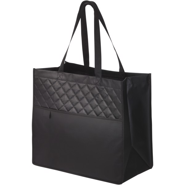 Bolsa Tote de compra laminada no tejida "Quilto"