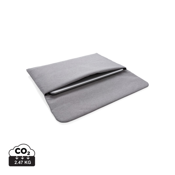 Magnetic closing 15.6" Laptop sleeve PVC free - Grey