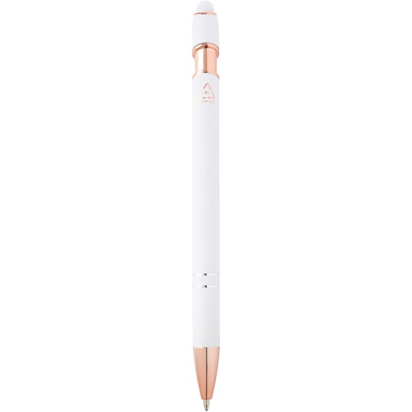 Nanna ballpoint pen with rose gold finish (black ink) - White