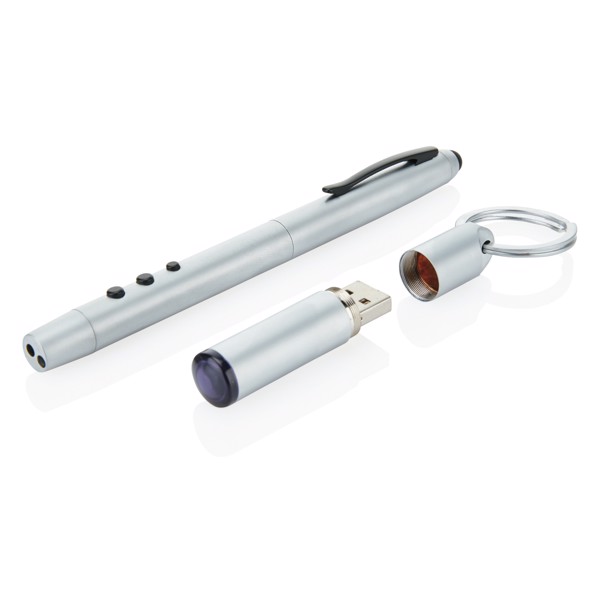 Prezentační pero 4 v 1