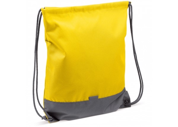 Drawstring bag sports 600D - Yellow